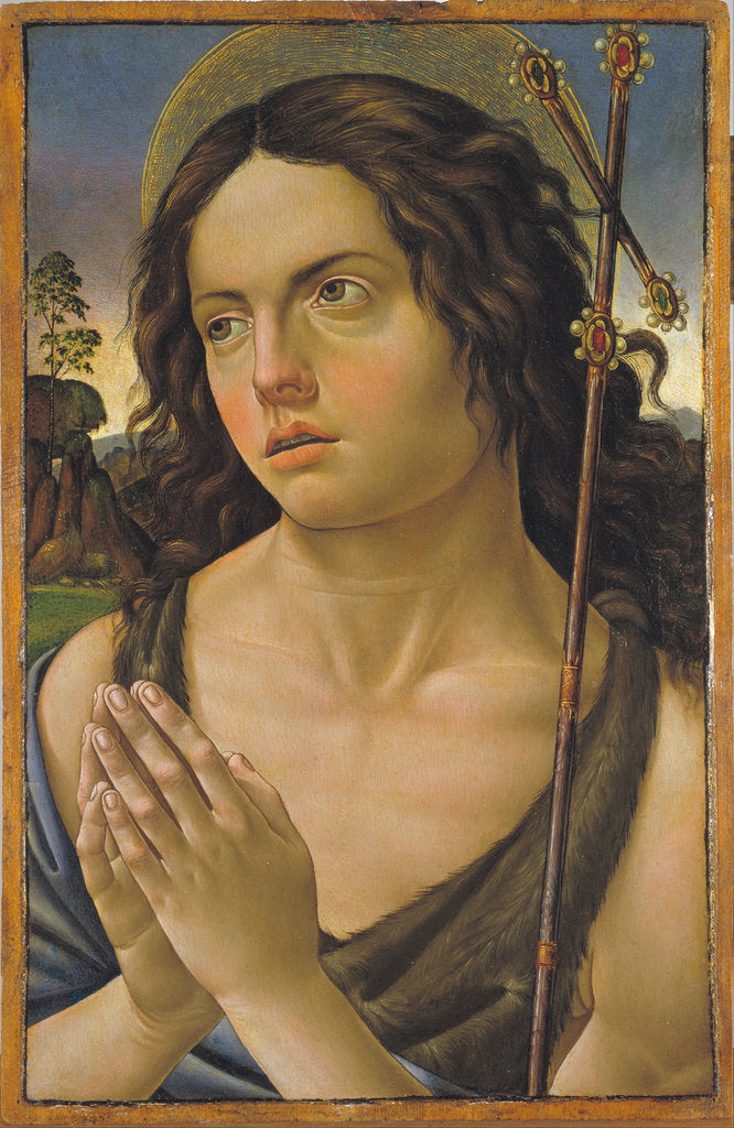 Detail of Saint John the Baptist by Raffaellino del Garbo
