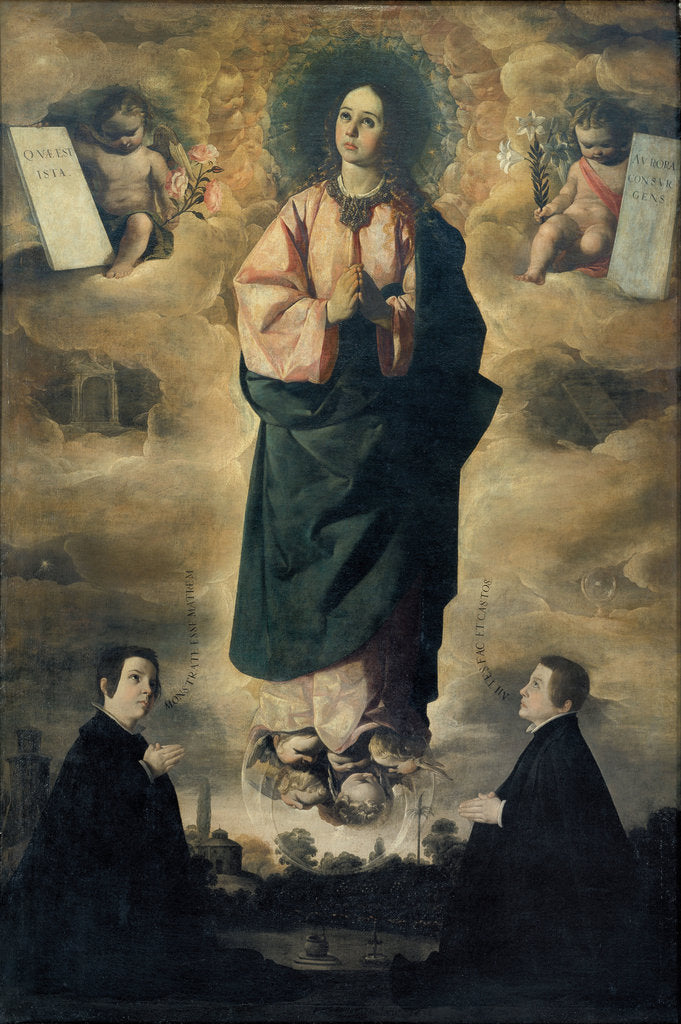 Detail of The Immaculate Conception by Francisco de Zurbarán