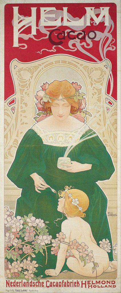 Detail of Helm Cacao by Henri Privat-Livemont