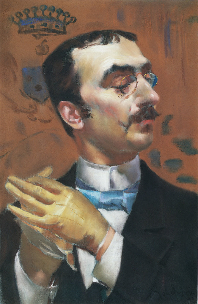Detail of Portrait of Henri de Toulouse-Lautrec by Giovanni Boldini