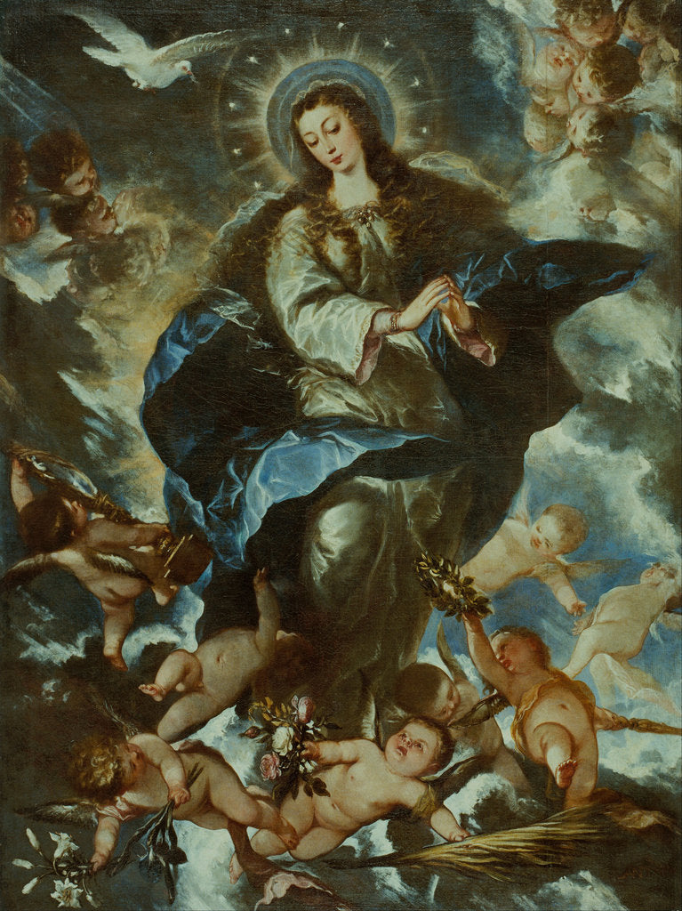 Detail of The Immaculate Conception by José Antolínez