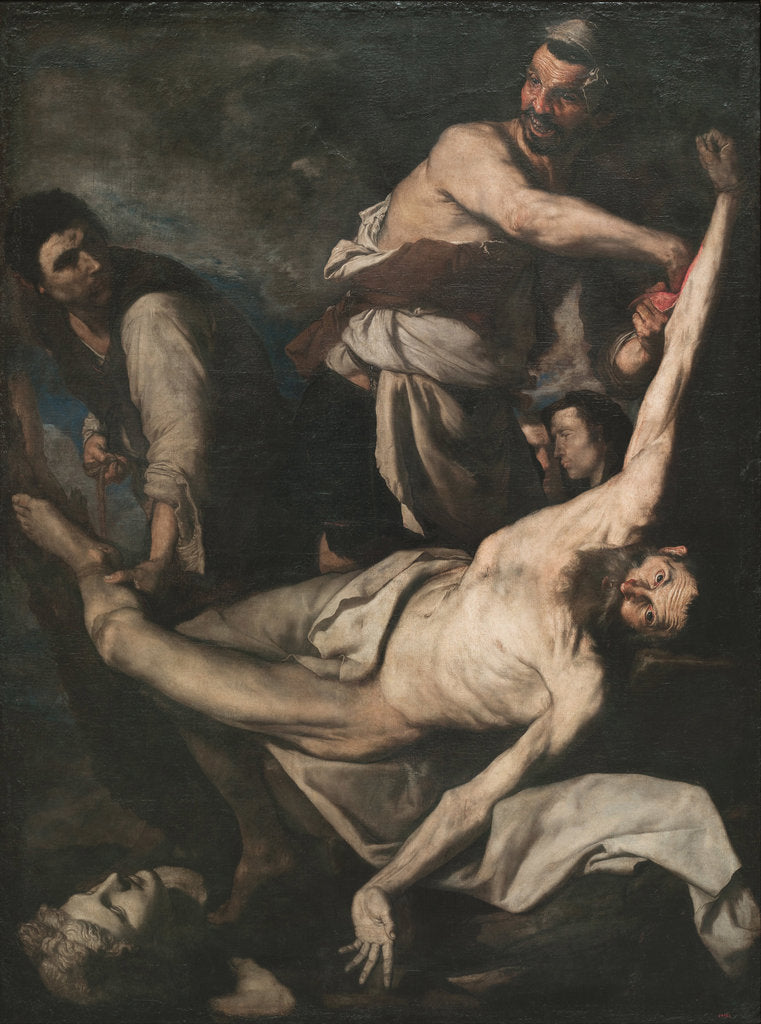 Detail of The Martyrdom of Saint Bartholomew by José de Ribera