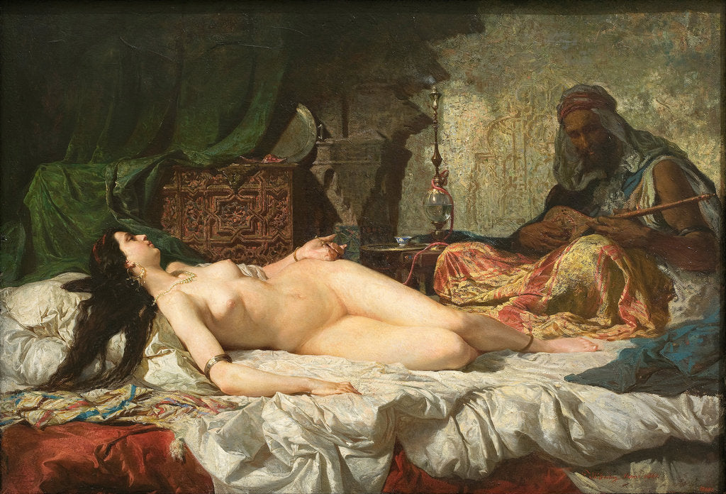 Detail of The Odalisque by Marià Fortuny