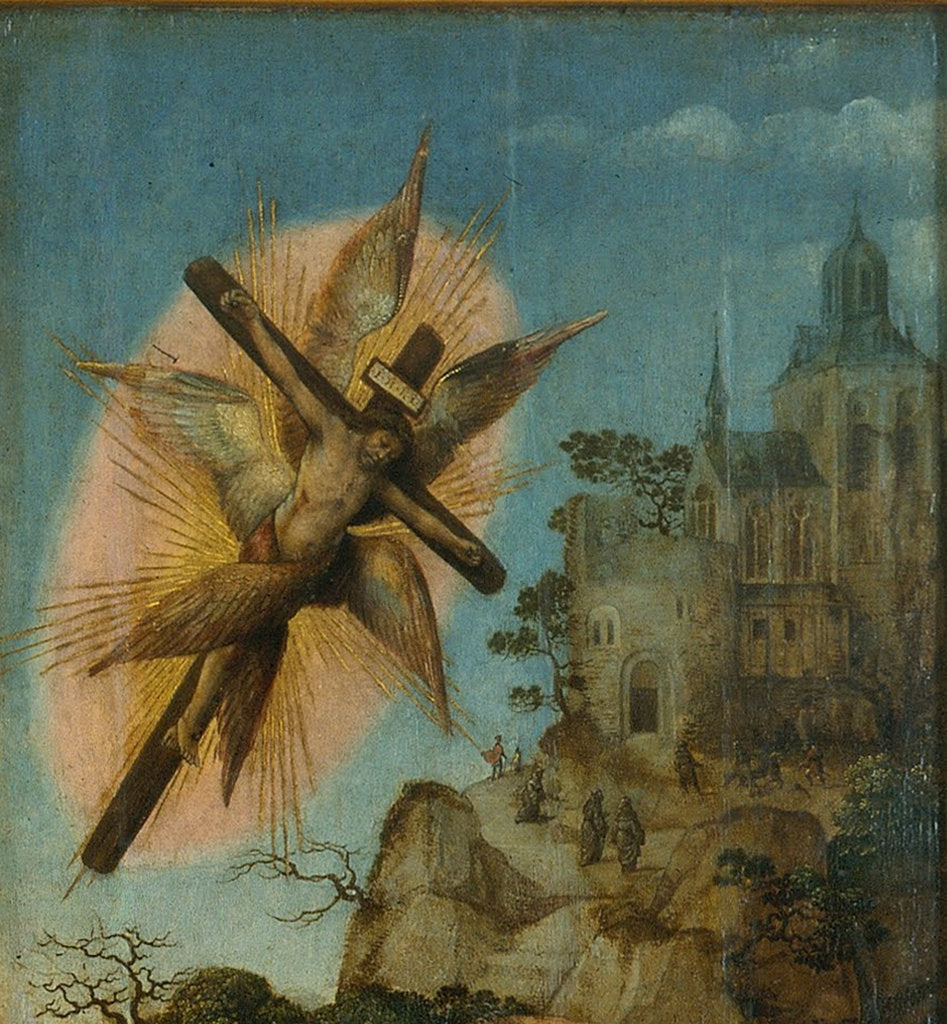 Detail of Triptych of the Baptism of Christ (Detail) by Master of Frankfurt