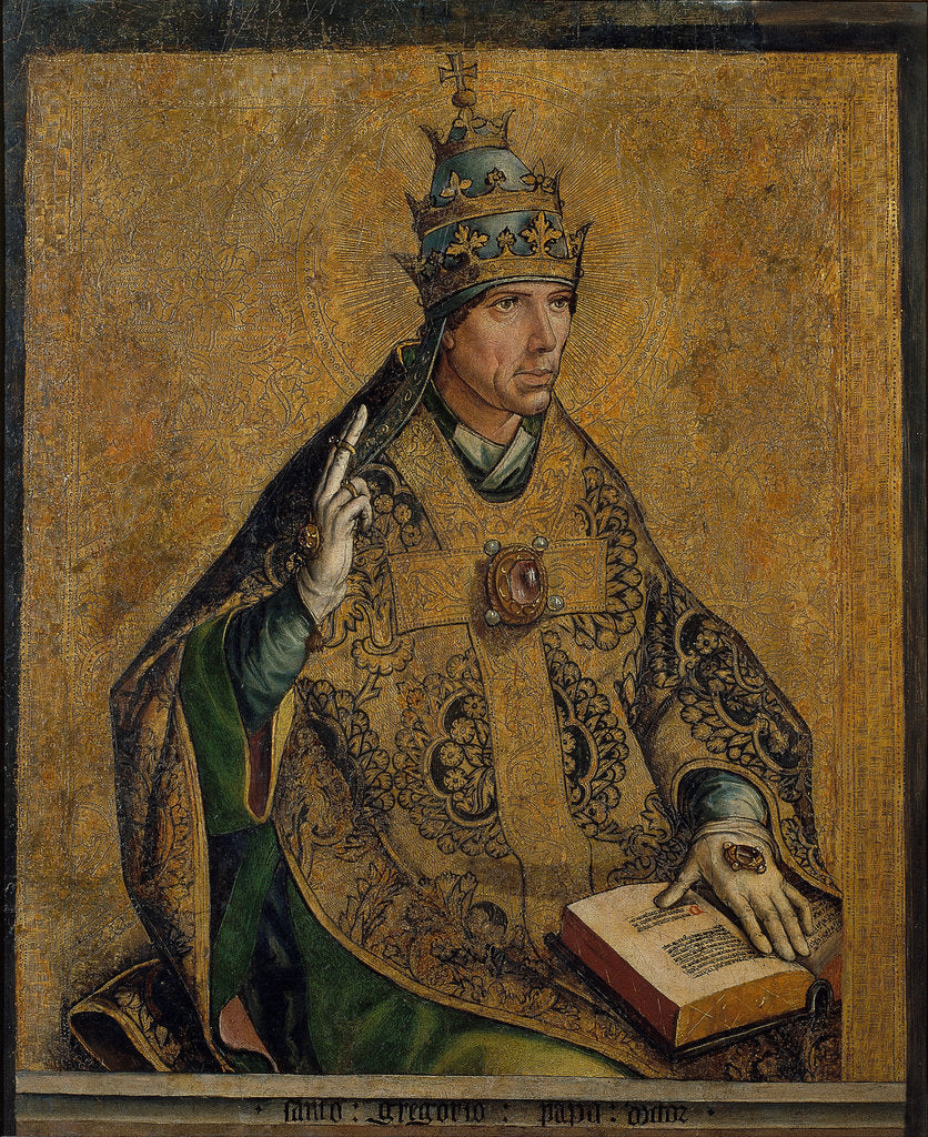 Detail of Saint Gregory the Great by Pedro Berruguete