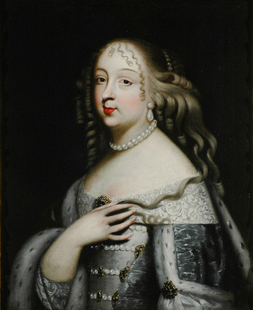 Detail of Marie Jeanne Baptiste, Duchess of Savoy by Anonymous