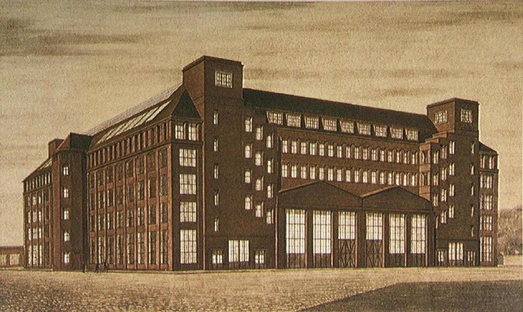 Detail of AEG High Tension Factory, Berlin by Peter Behrens