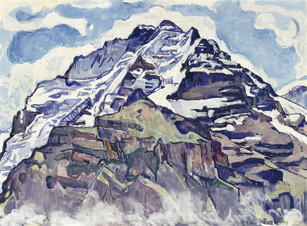 Detail of The Jungfrau, as Seen from Muerren by Ferdinand Hodler