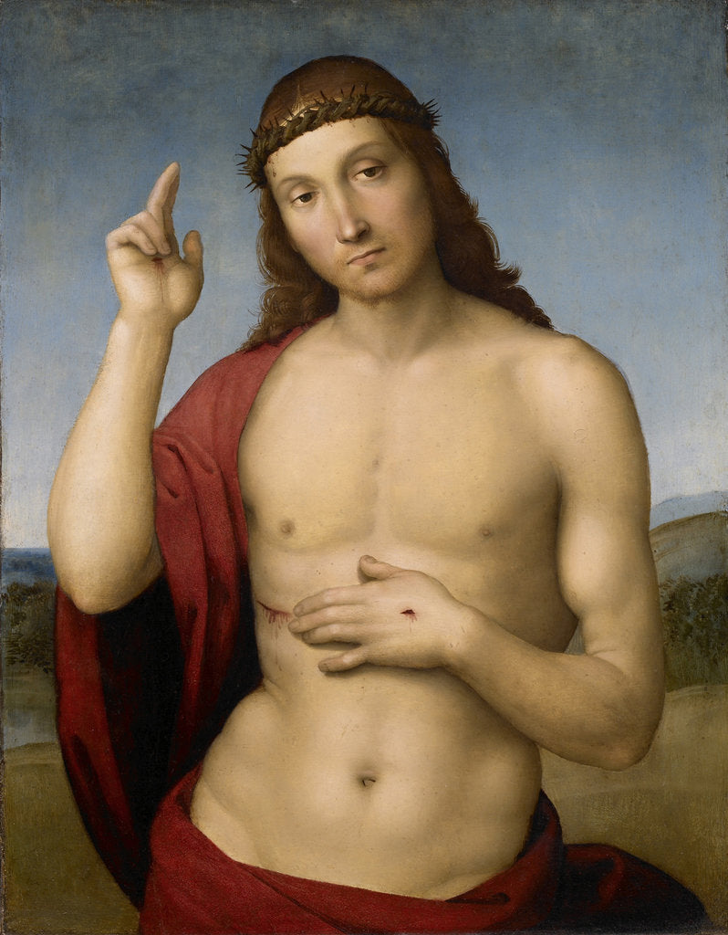 Detail of Christ Blessing by Raphael