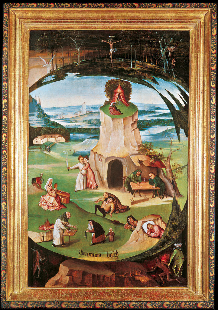 Detail of The Seven Deadly Sins by Hieronymus Bosch