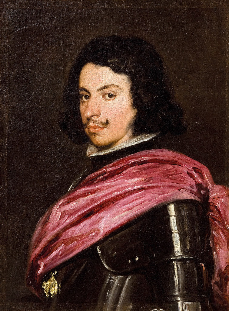 Detail of Portrait of Francesco I dEste by Diego Velàzquez