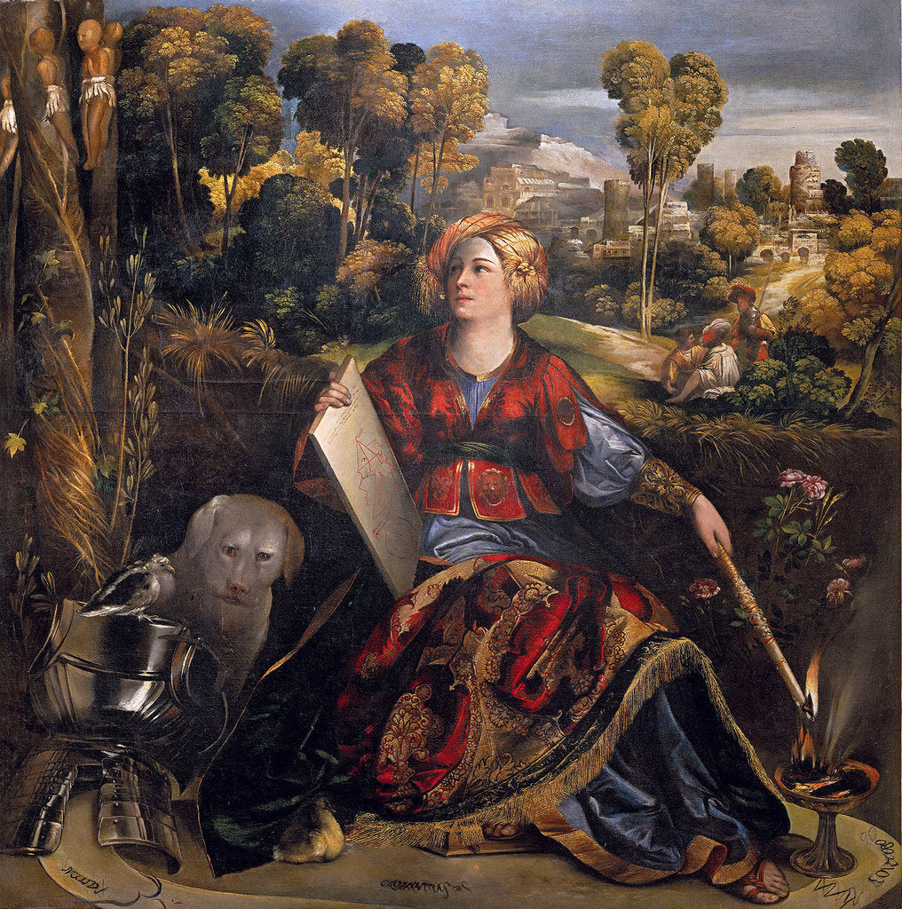 Detail of The sorceress Melissa by Dosso Dossi