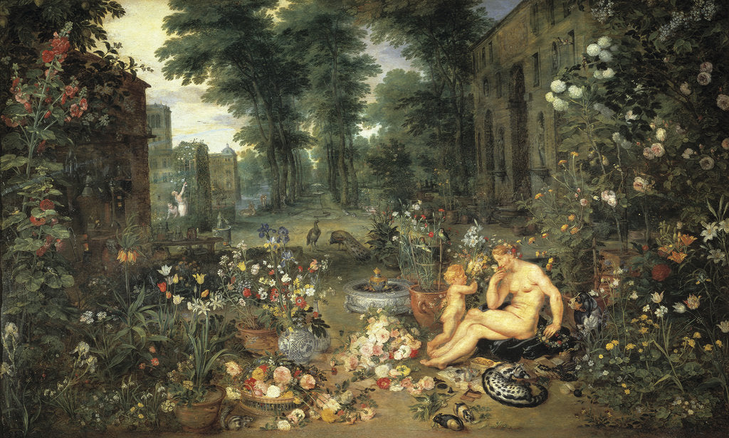 Detail of The Allegory of Smell by Pieter Paul Rubens