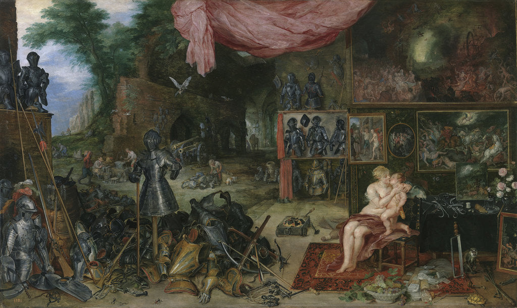 Detail of The Allegory of Touch by Pieter Paul Rubens