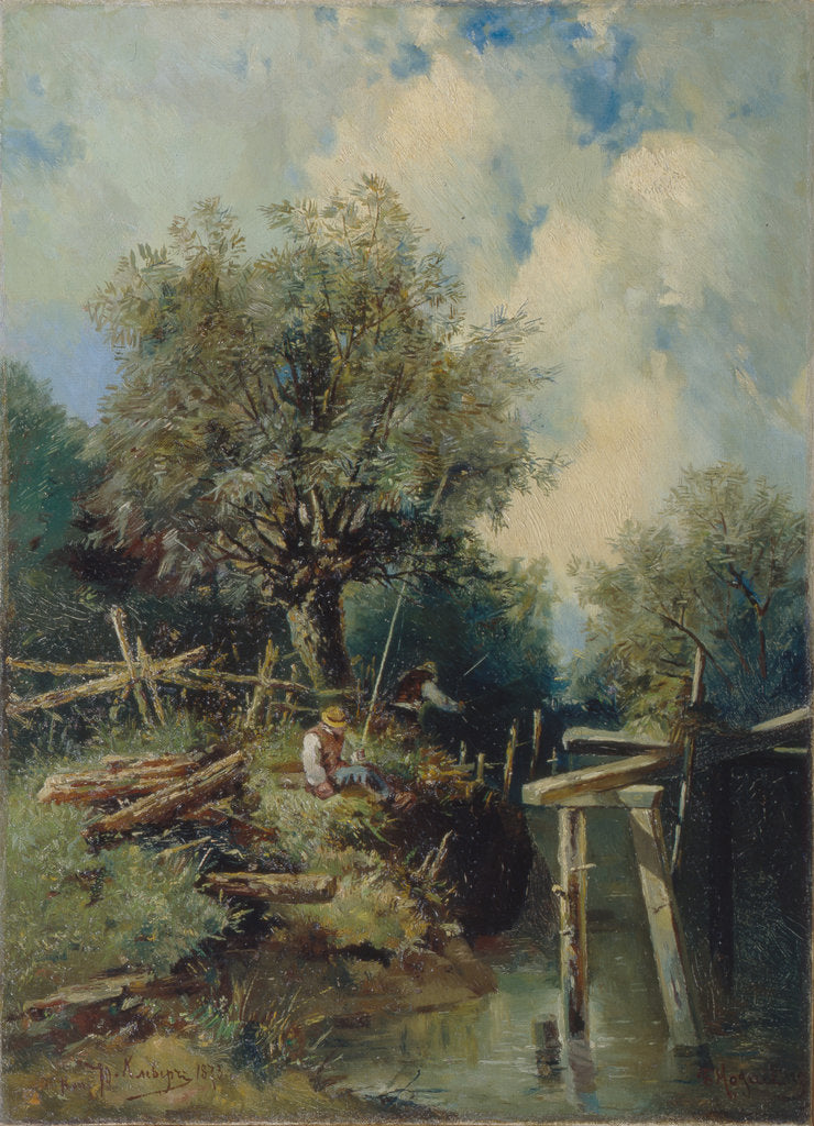 Detail of Fishermen by Juli Julievich von Klever