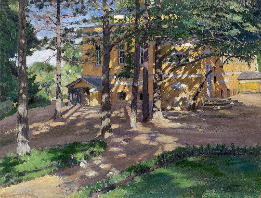Detail of Savva Mamontovs Estate Abramtsevo by Sergei Arsenyevich Vinogradov