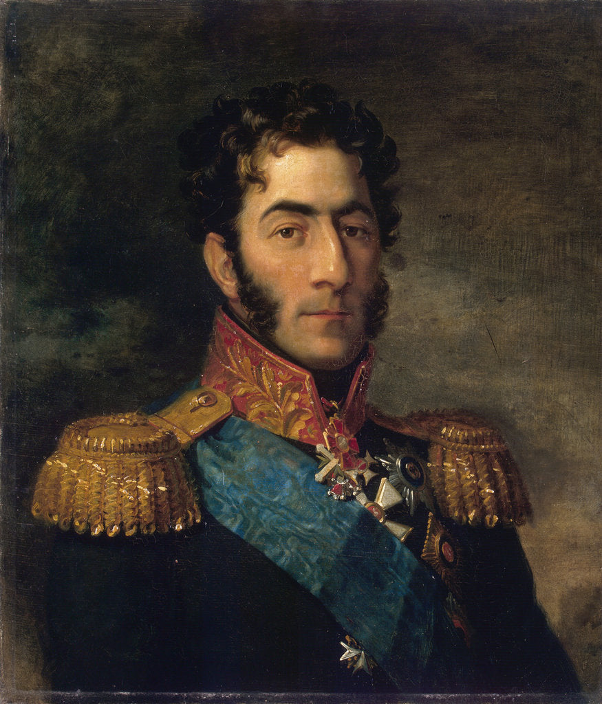 Detail of Prince General Pyotr Ivanovich Bagration by George Dawe