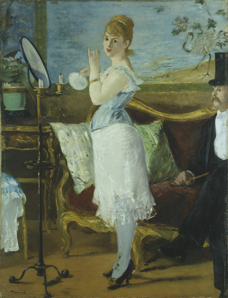 Detail of Nana by Édouard Manet