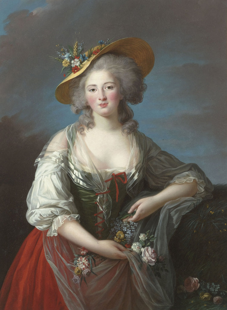 Detail of Élisabeth Philippine Marie Hélène de Bourbon by Marie Louise Elisabeth Vigée-Lebrun