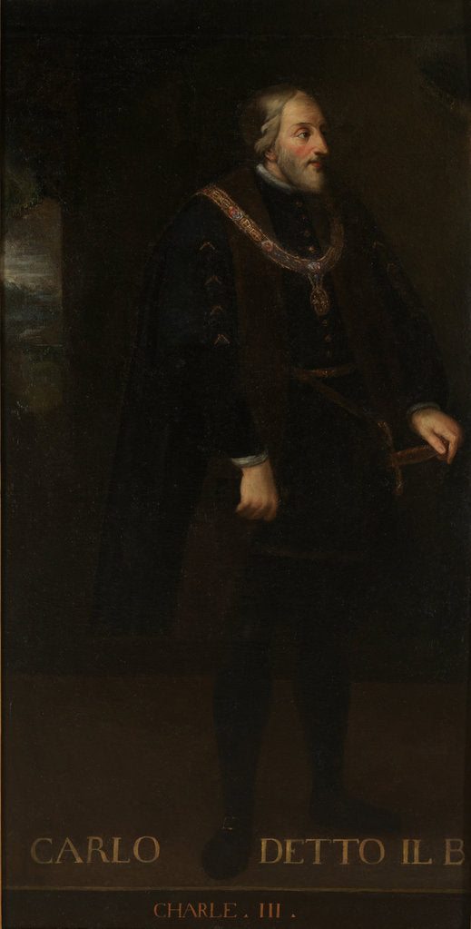 Detail of Charles III of Savoy by Anonymous