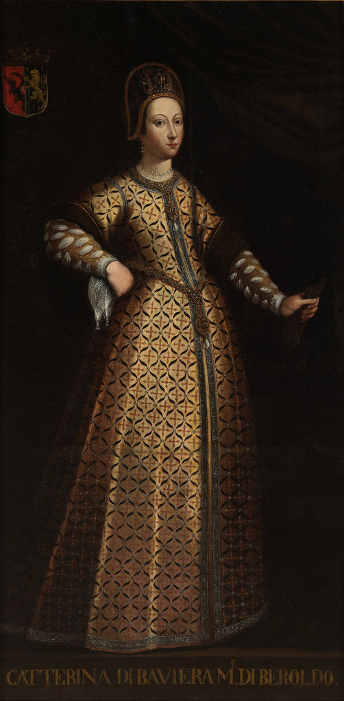 Detail of Caterina di Baviera, wife of Beroldo di Sassonia by Anonymous