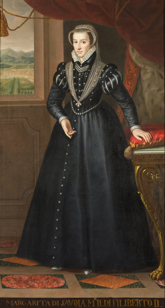 Detail of Margaret of Bourbon by Anonymous