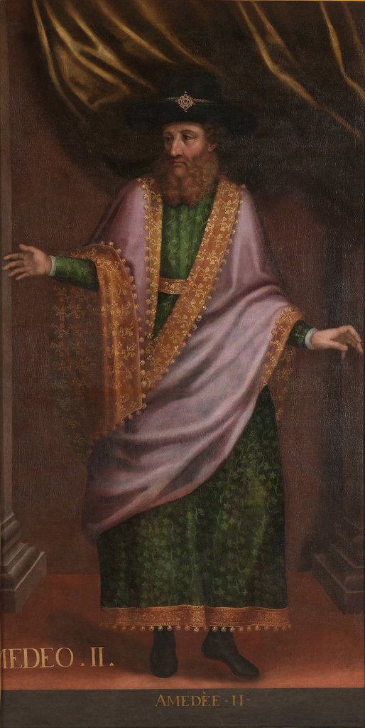 Detail of Amadeus II, Count of Savoy by Anonymous