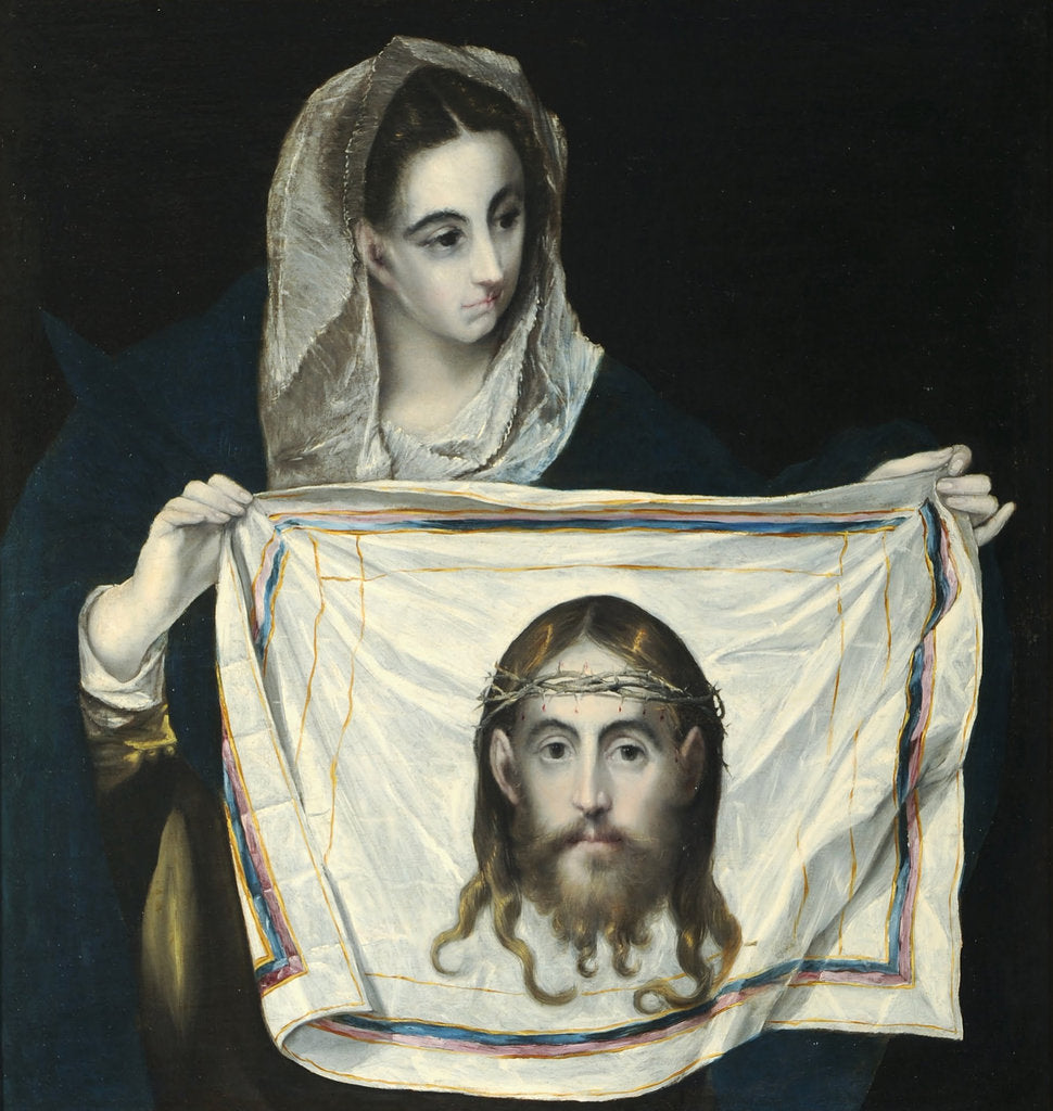 Detail of Saint Veronica by Dominico El Greco