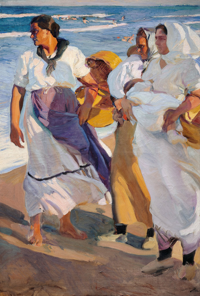 Detail of Fisherwomen from Valencia by Joaquín Sorolla y Bastida