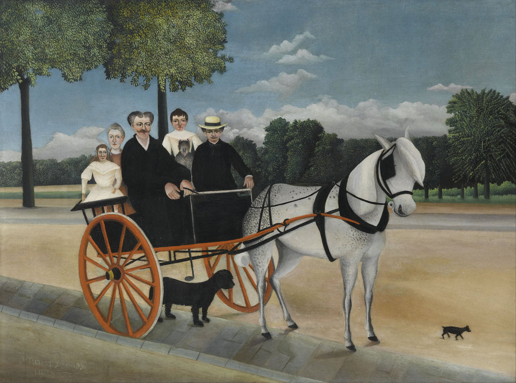 Detail of Old Juniers Cart by Henri Julien Félix Rousseau