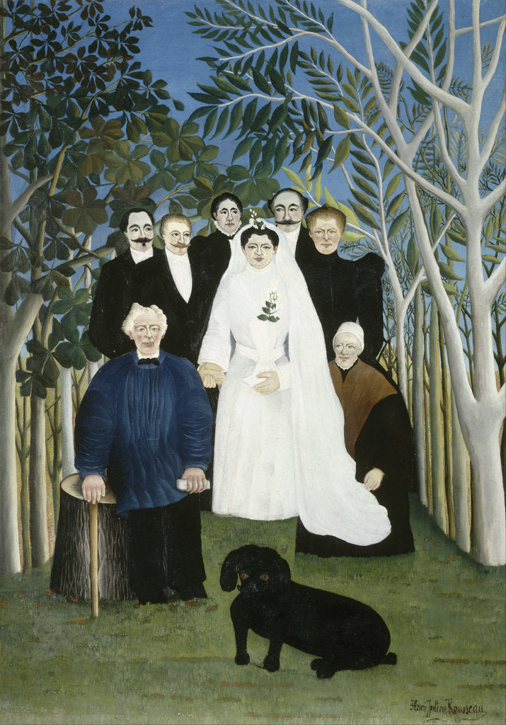 Detail of The Wedding Party by Henri Julien Félix Rousseau