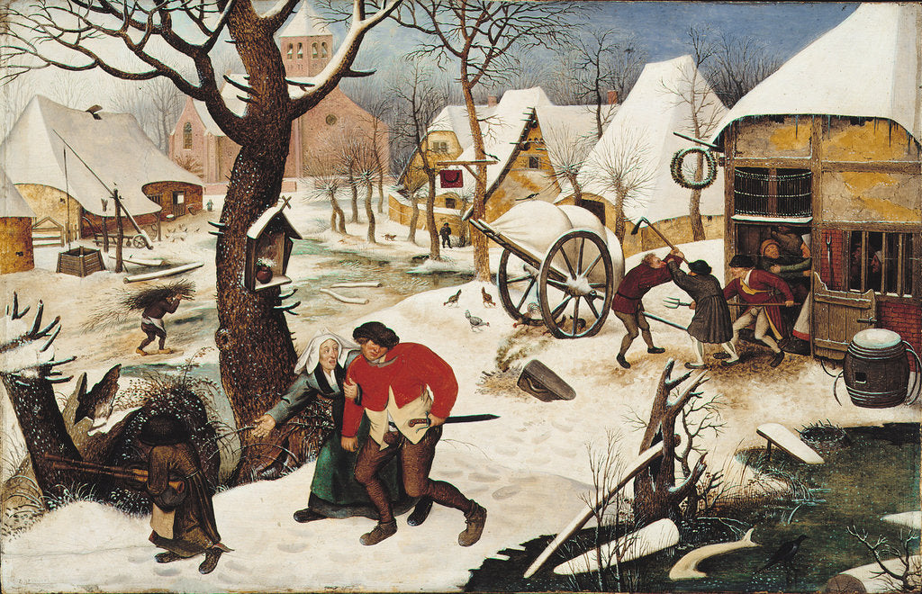 Detail of Return from the Inn by Pieter Brueghel the Younger