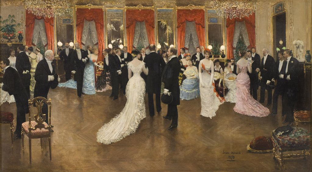 Detail of Soirée by Jean Béraud