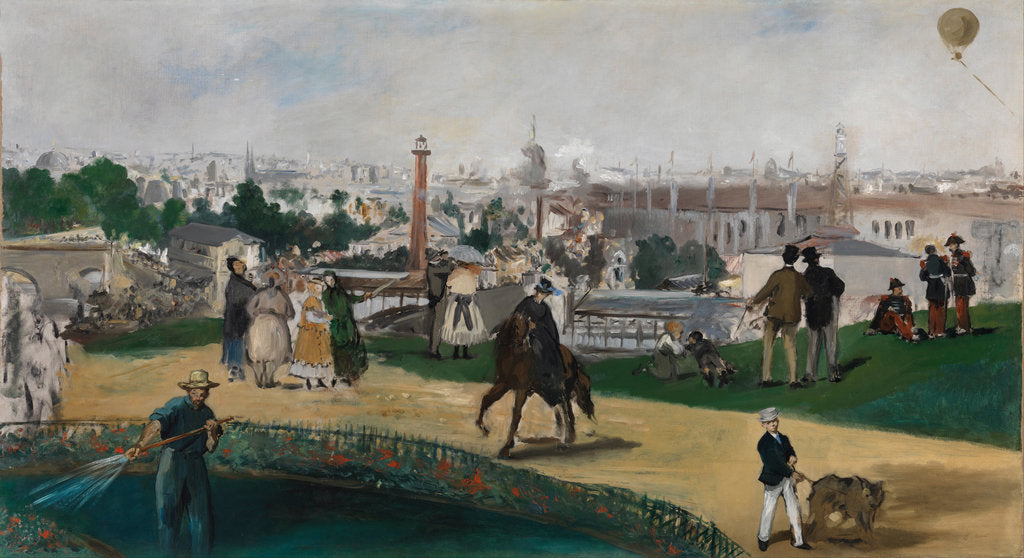A View of the 1867 Exposition Universelle in Paris (Vue de L?Exposition Universelle de 1867) by Édouard Manet