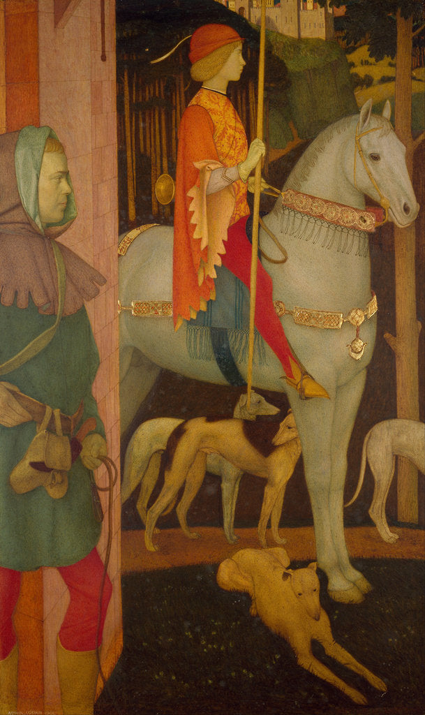 Detail of The Kings Son by Arthur Joseph Gaskin