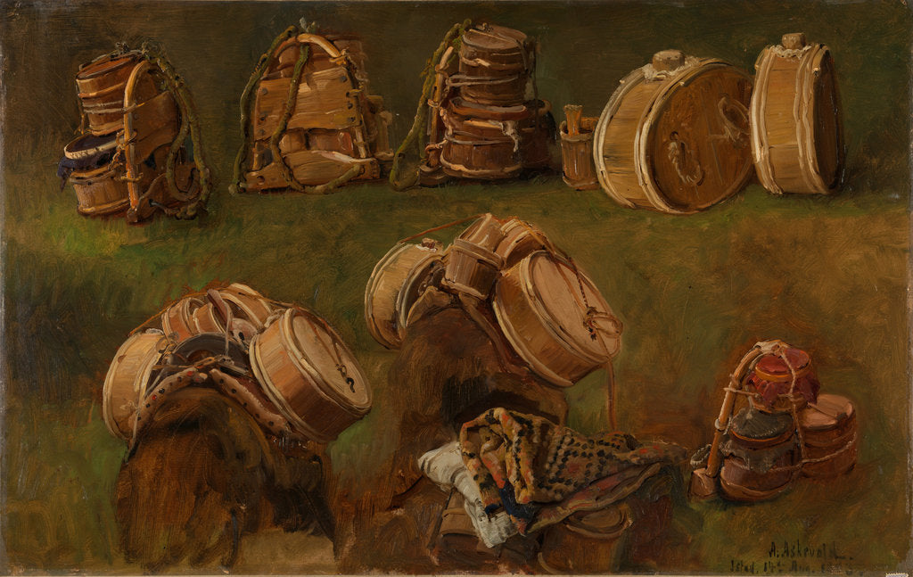 Detail of Study of Pack Saddles and other Objects by Anders Askevold