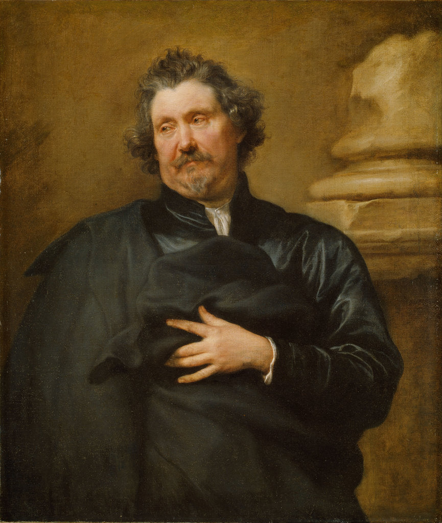 Detail of Portrait of Karel van Mallery by Sir Anthony van Dyck