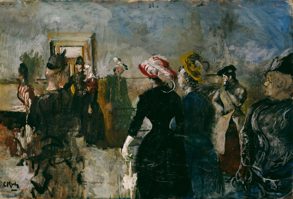 Detail of Albertine by Christian Krohg