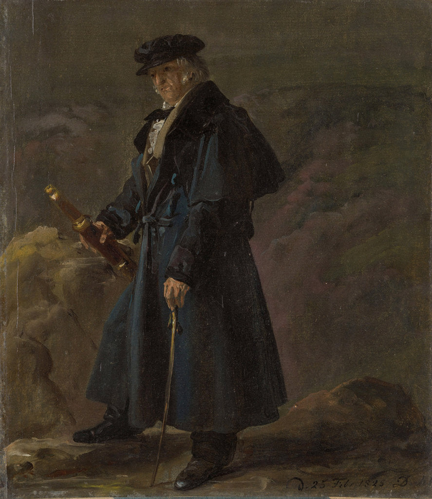 Detail of General Karol Kniaziewicz by Johan Christian Clausen Dahl