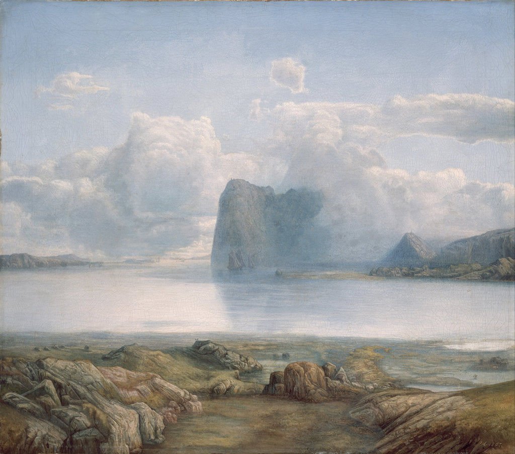 Detail of Island Borgøy by Lars Hertervig