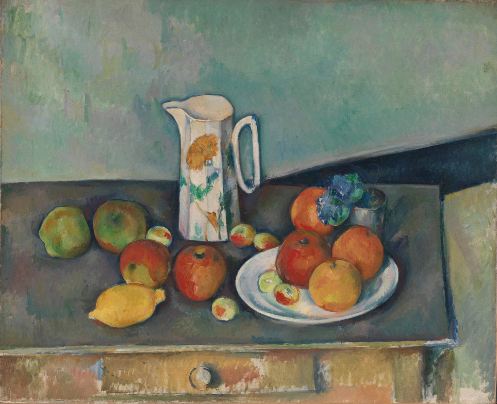 Detail of Still Life by Paul Cézanne