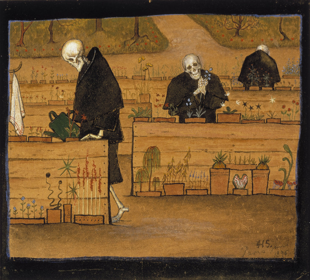 Detail of The Garden of Death by Hugo Simberg