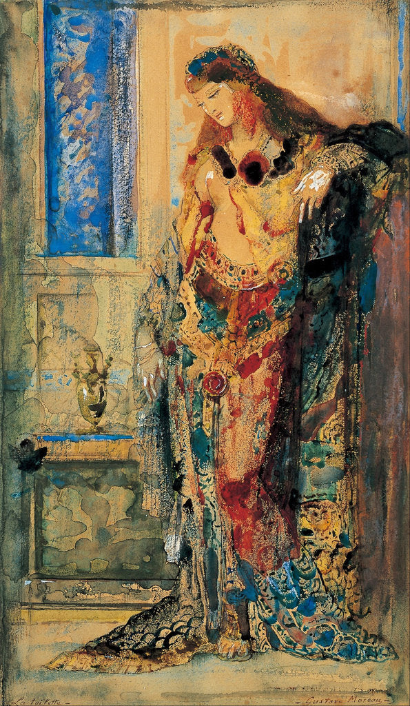 Detail of The Toilet by Gustave Moreau