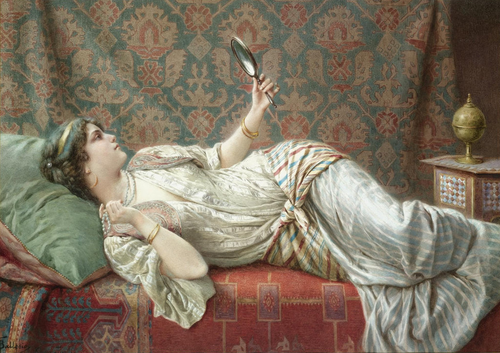 Detail of Odalisque by Francesco Ballesio