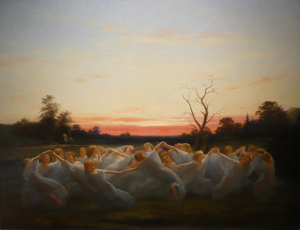 Detail of Meadow Elves (The fairies of meadow) by Nils Jakob Blommér