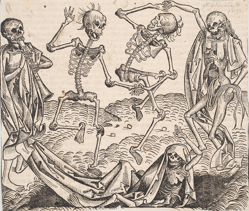 Detail of Dance of Death by Michael Wolgemut
