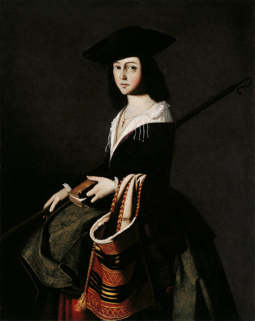 Detail of Saint Margaret by Francisco de Zurbarán
