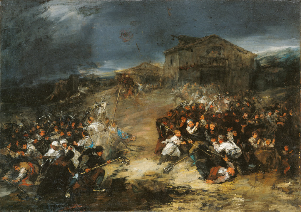 Detail of The Dawn Procession by Eugenio Lucas Velázquez