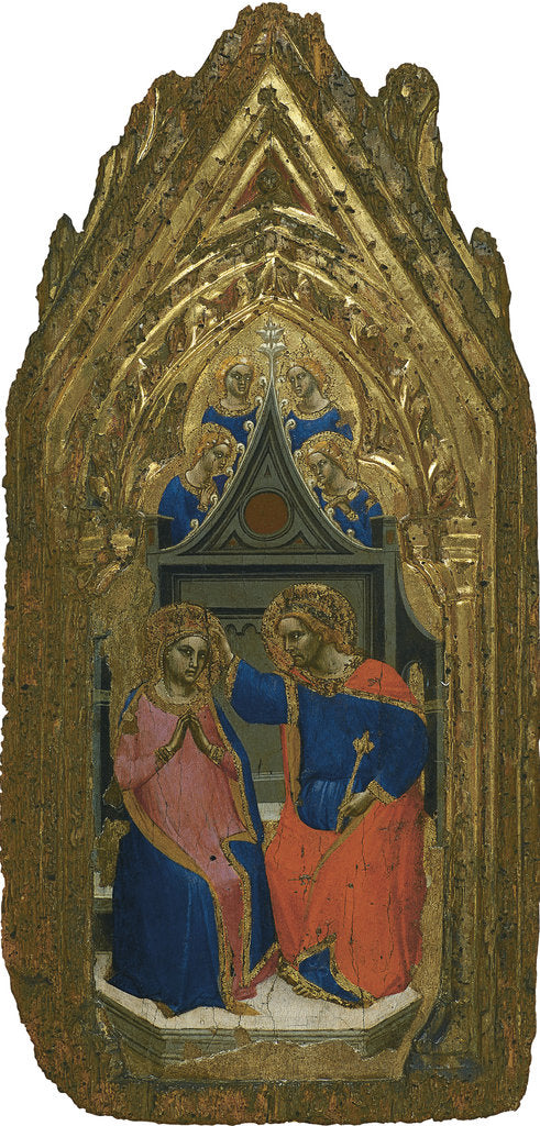 Detail of The Coronation of the Virgin with four Angels by Giovanni da Bologna