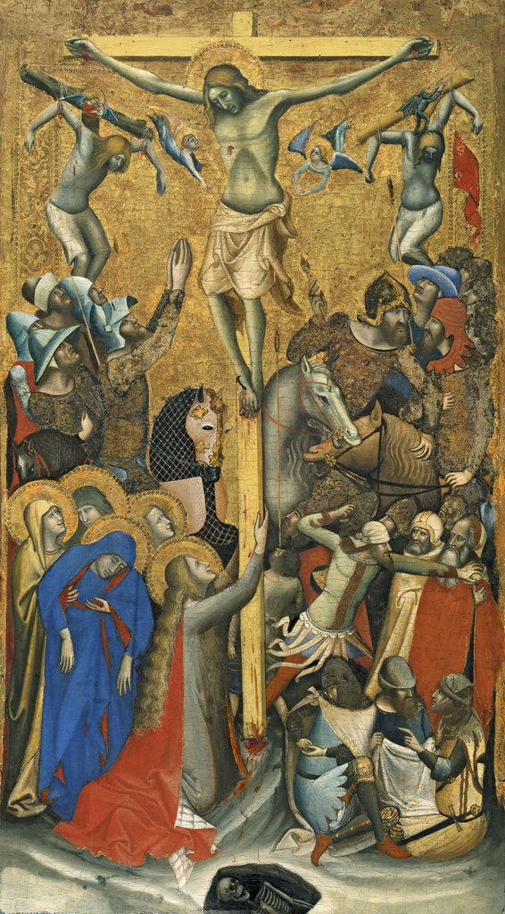 Detail of The Crucifixion by Vitale da Bologna